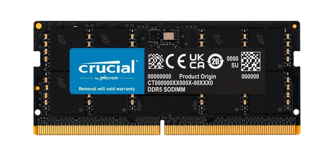 Micron 美光Crucial DDR5 5600 48GB 筆電型記憶體CT48G56C46S5